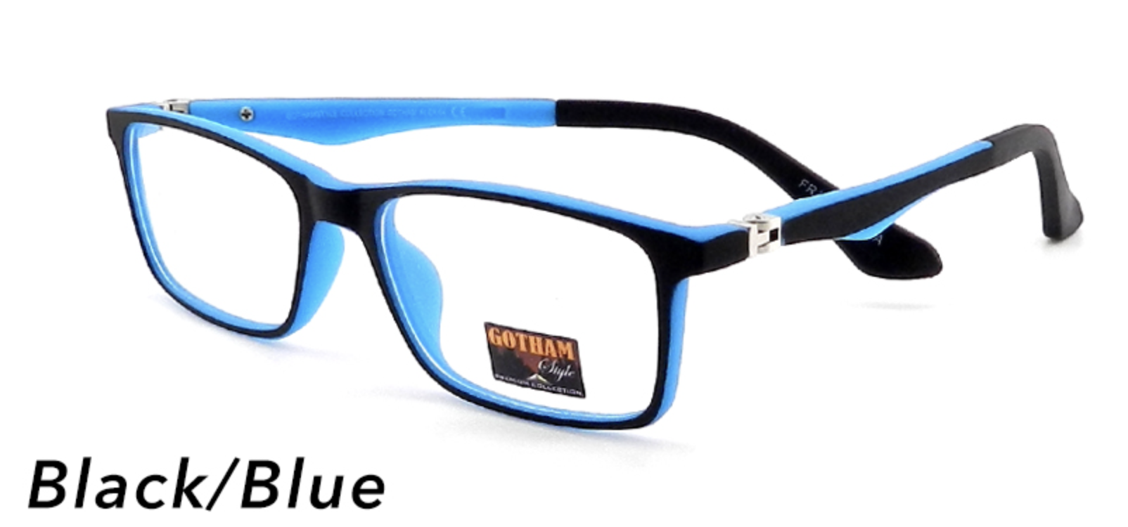 black/blue