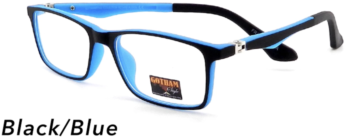 black/blue