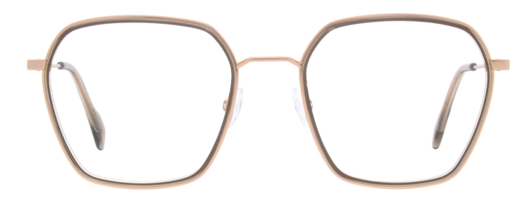 COL N.7-ROSE GOLD/GREY CRYSTAL