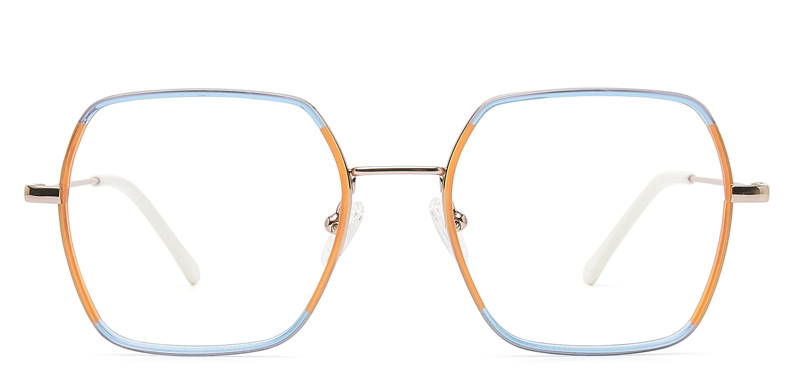 Ice Blue meets Peach