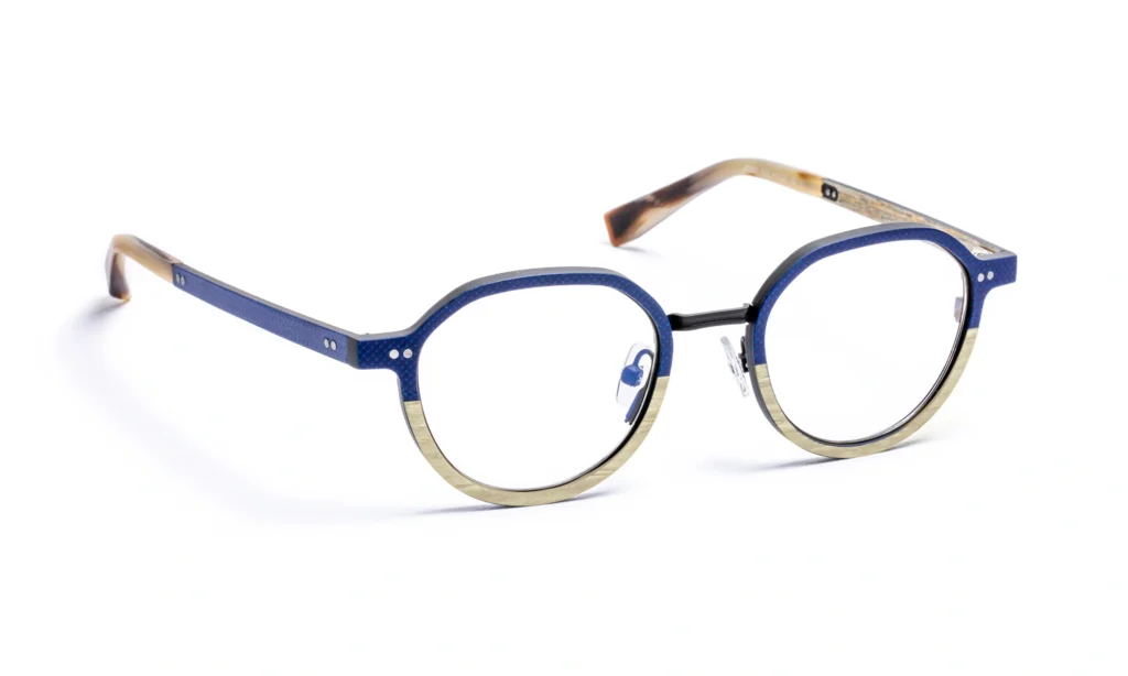 Fiber Glass Blue/Wood/Black