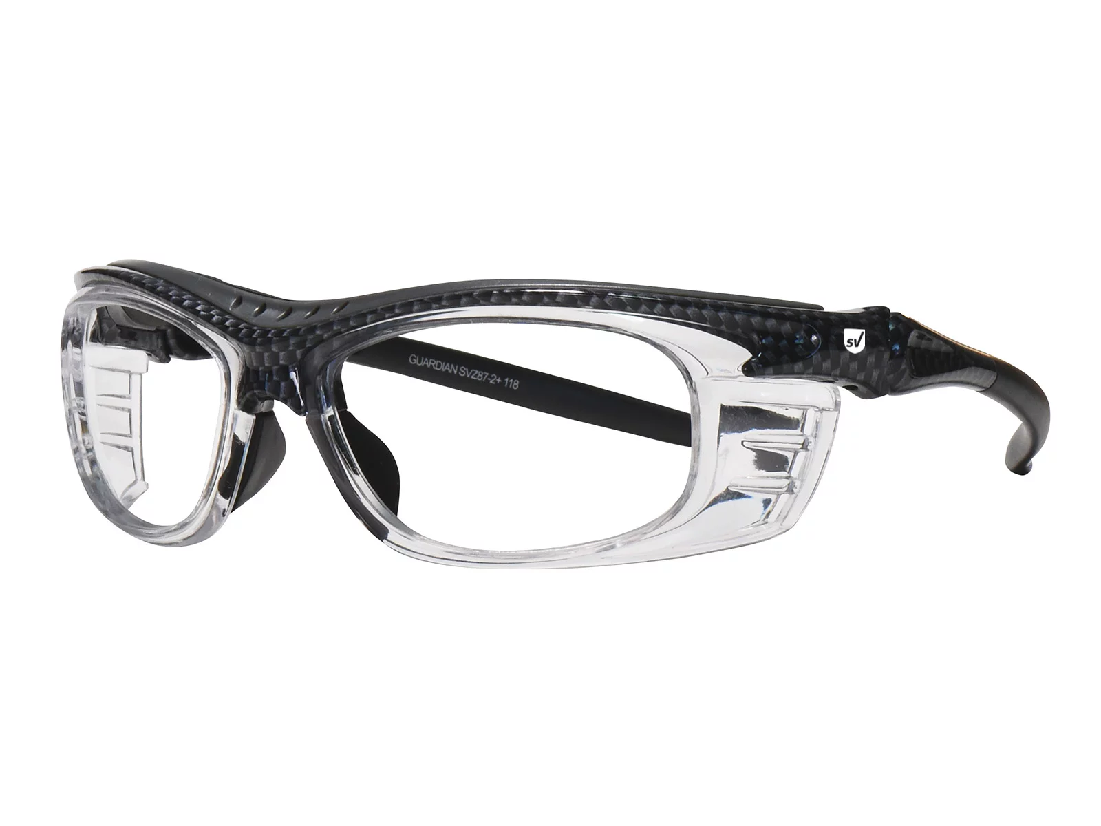 Carbon Fiber/Clear