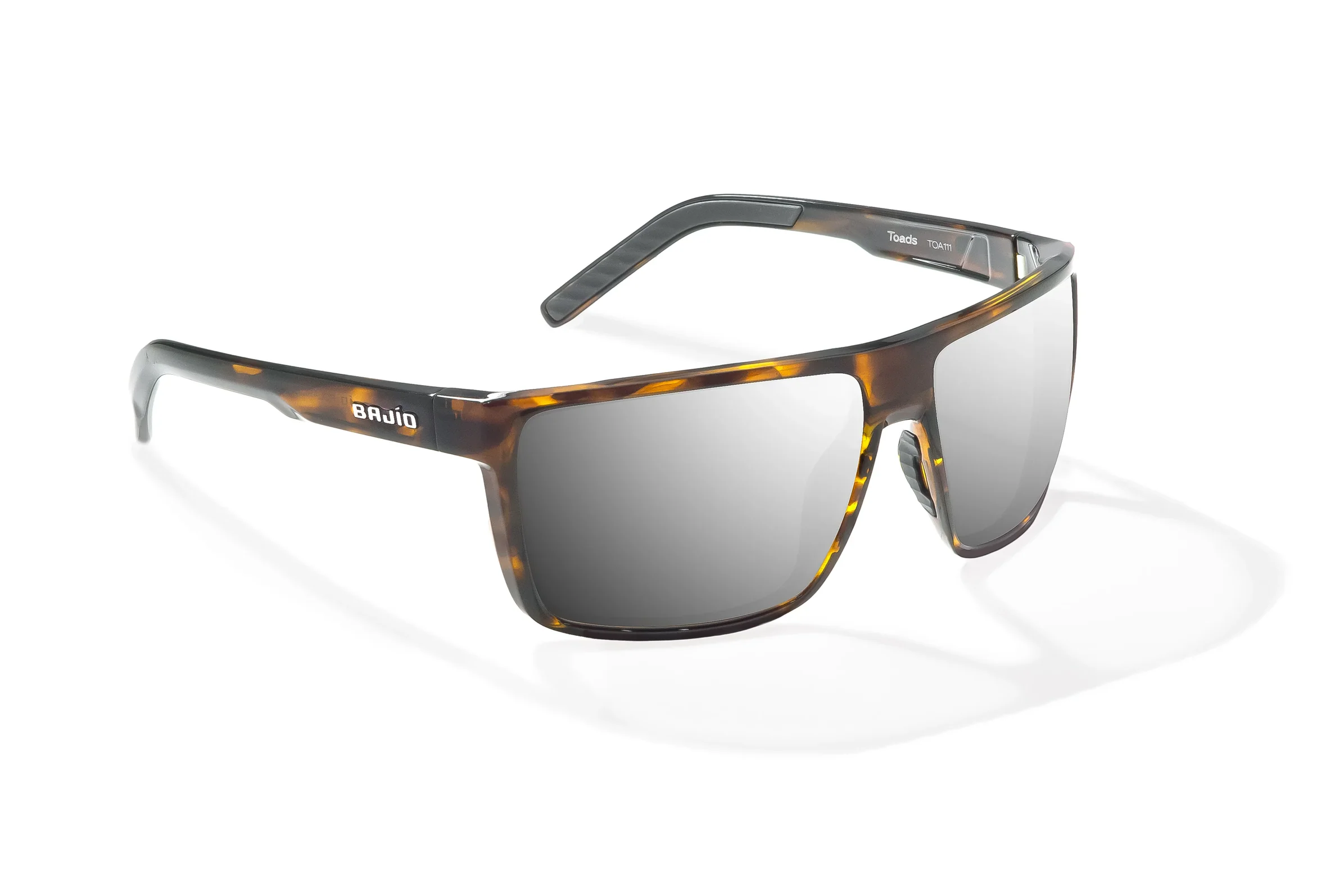 TOA111 Brown Tort Gloss/ Silver Mirror Glass