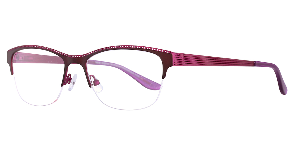 Satin Dark Brown & Fuchsia