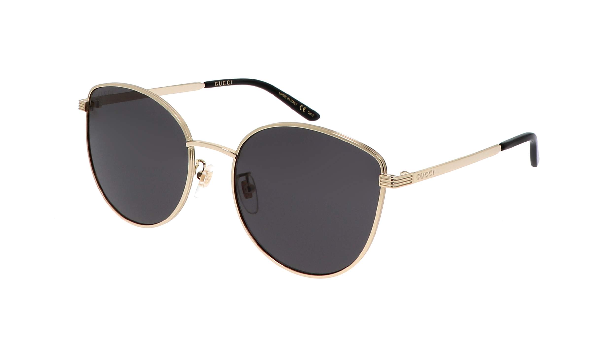 Gucci GG0807SA cateye sunglasses in Gold