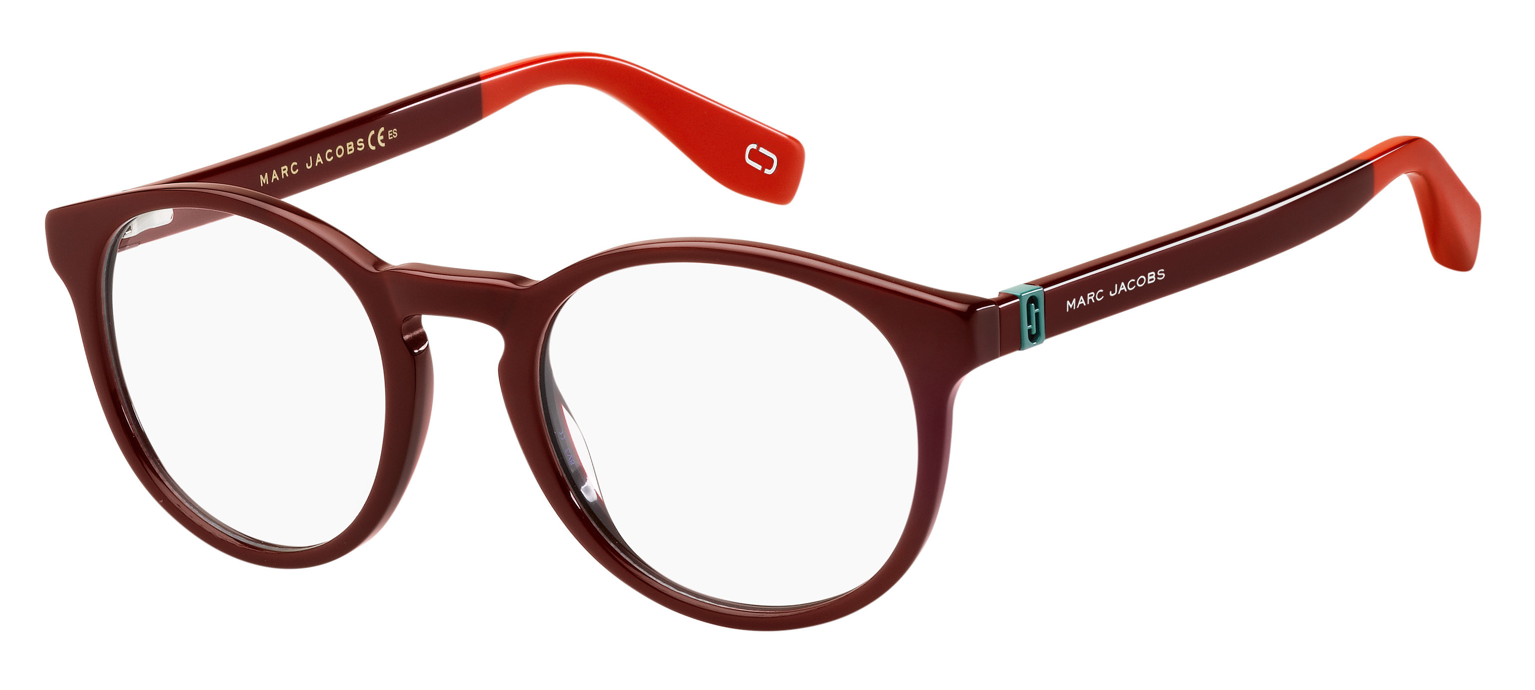 Marc Jacobs Marc 352 square eyeglasses in Opal Burgundy
