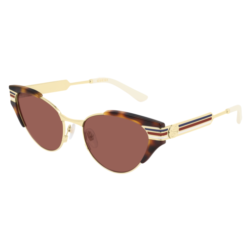 Gucci GG0522S rectangle sunglasses in Havana