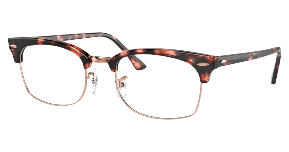 Ray-Ban RX3916V CLUBMASTER SQUARE square eyeglasses in Pink Havana