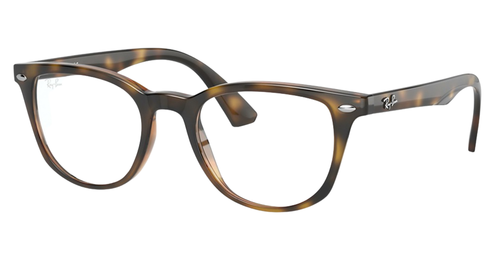 Ray-Ban RY1601 round eyeglasses in Havana