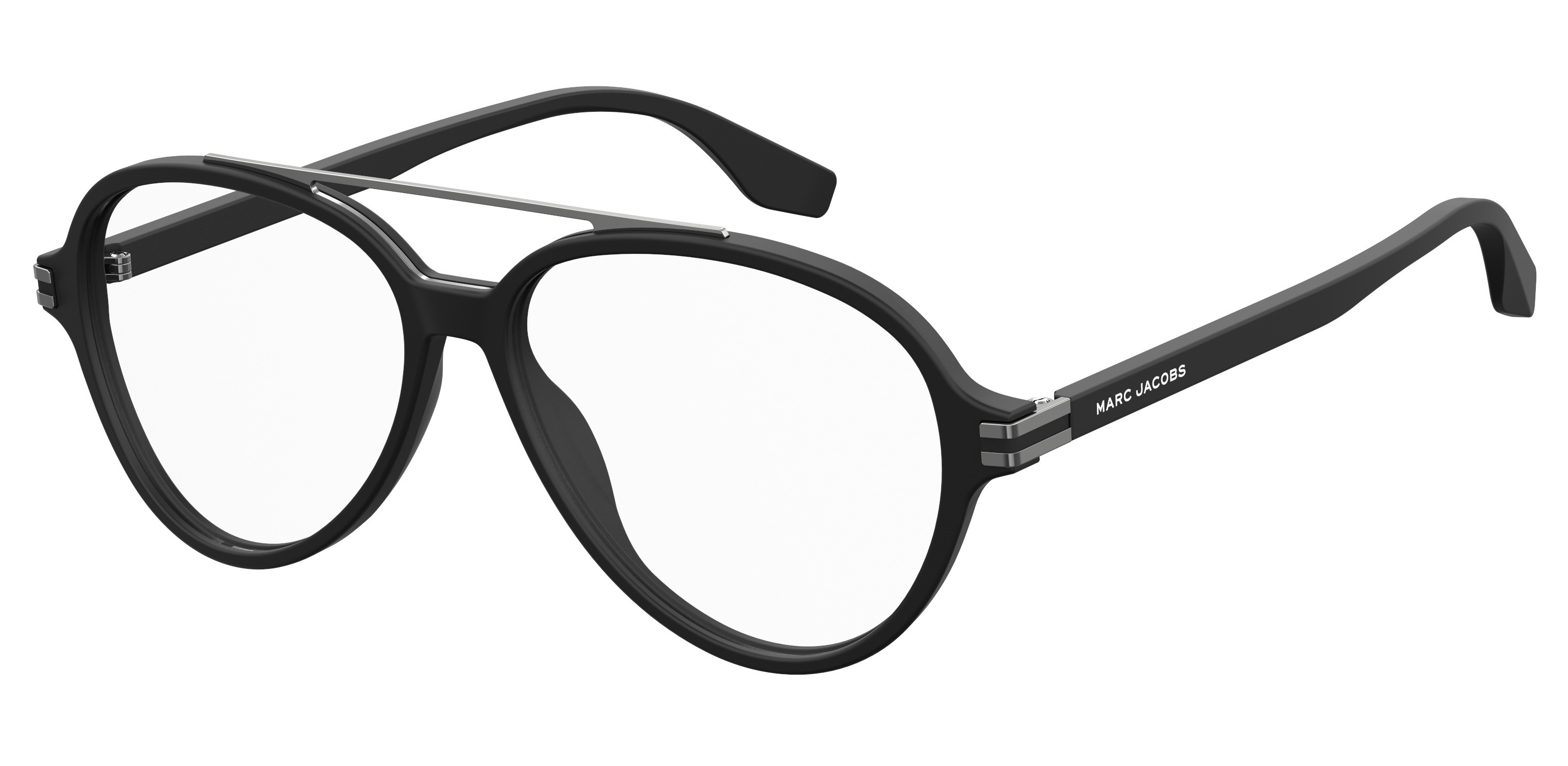 Marc Jacobs Marc 416 round eyeglasses in Matte Black