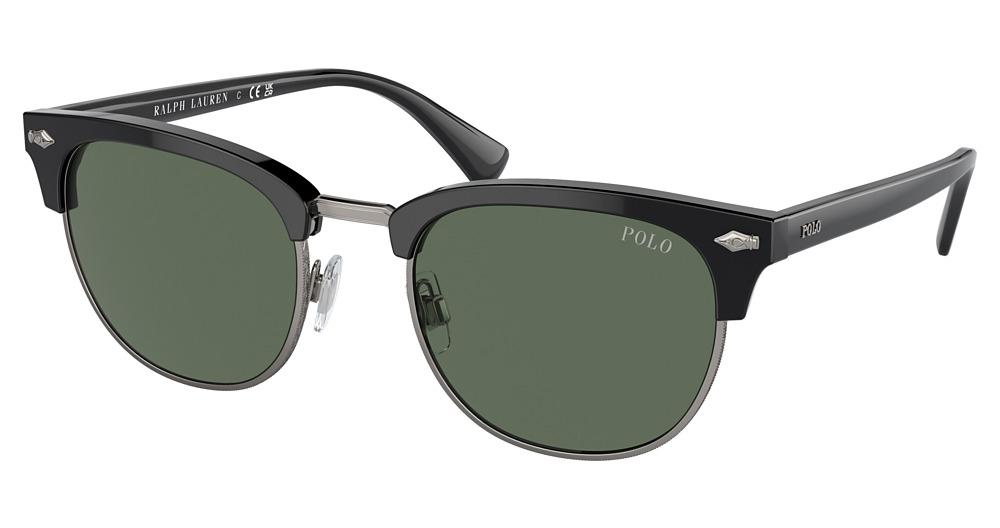 SHINY BLACK / BOTTLE GREEN