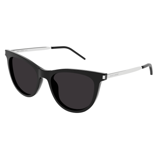 Saint Laurent SL 510 cateye sunglasses in Black Silver Black/Black