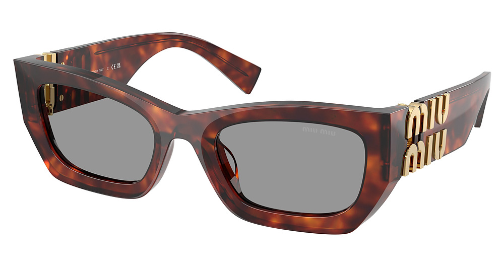 Miu Miu MU 09WS cateye sunglasses in Havana Mogano/Grey