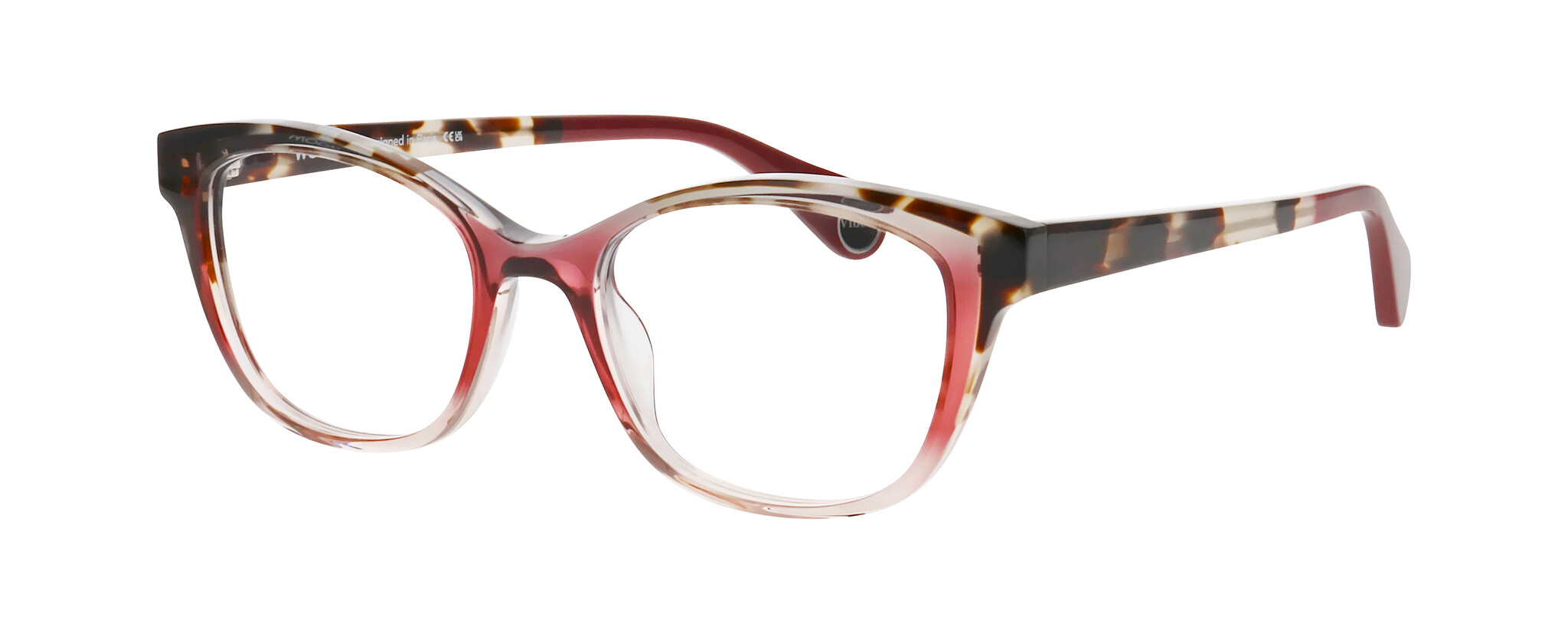 GRADIENT TRANS GREY BURGUNDY PINK