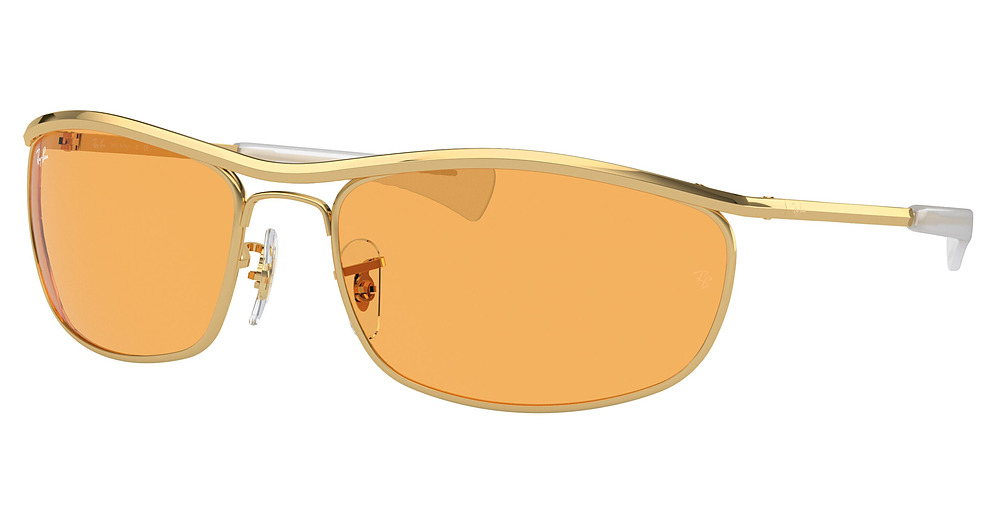 Ray-Ban RB3119M OLYMPIAN I DELUXE round sunglasses in Arista/Orange