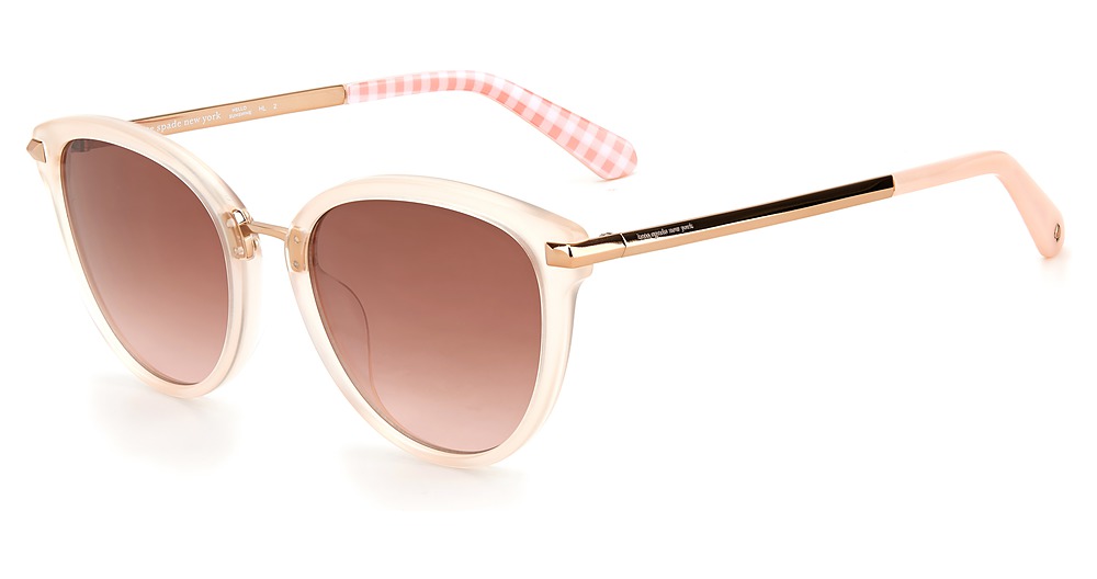 Kate Spade SAVONA/G/S round sunglasses in Pink/Brown Pink Grad