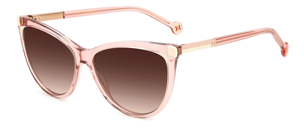 Carolina Herrera HER 0141/S cateye sunglasses in Nude White