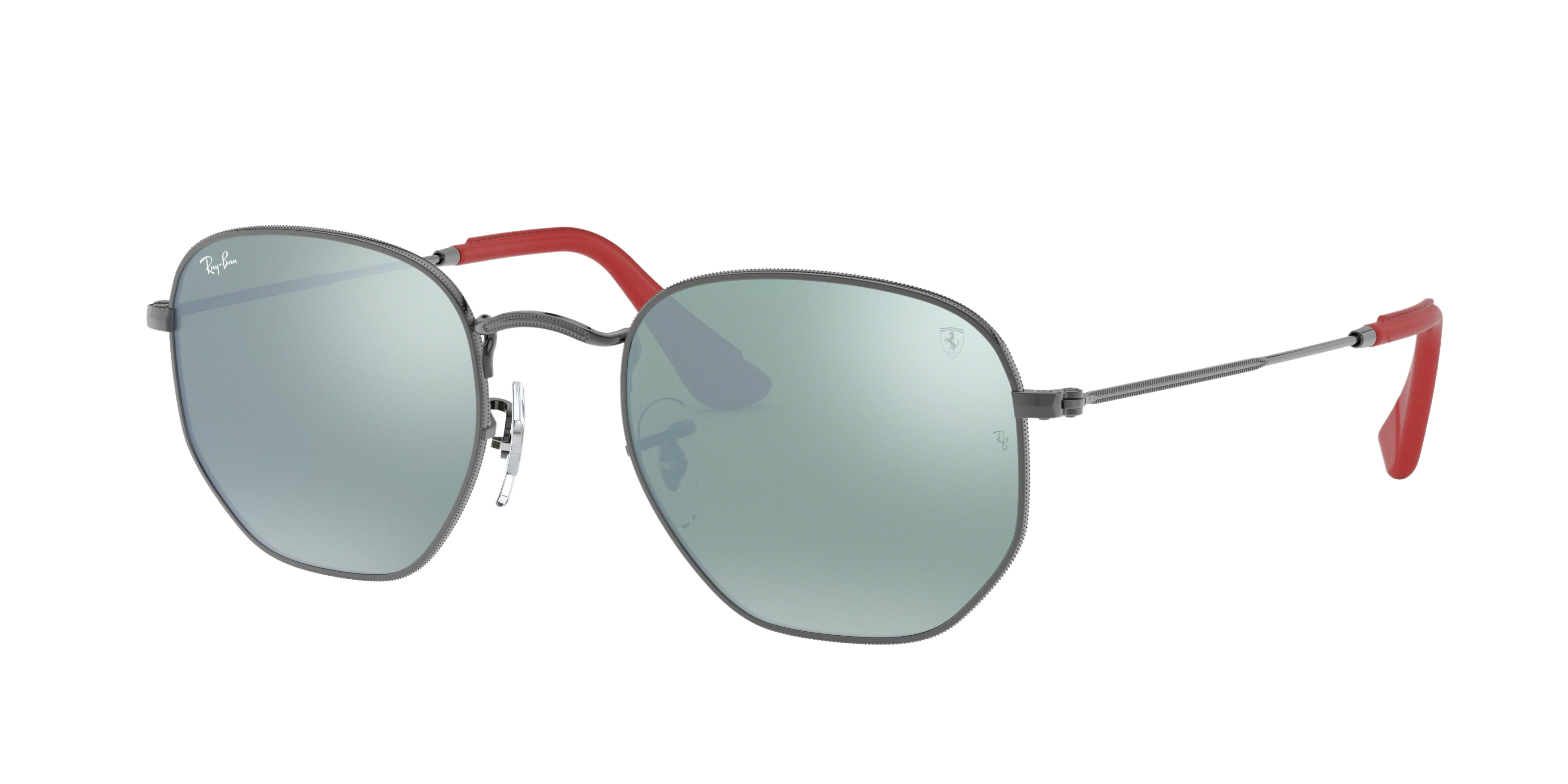 Ray-Ban RB3548NM square sunglasses in Gunmetal