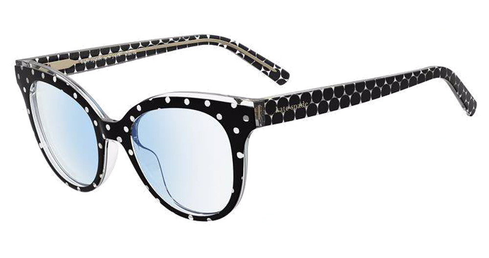 Kate Spade EVERLEE/BB cateye eyeglasses in Ptt Black