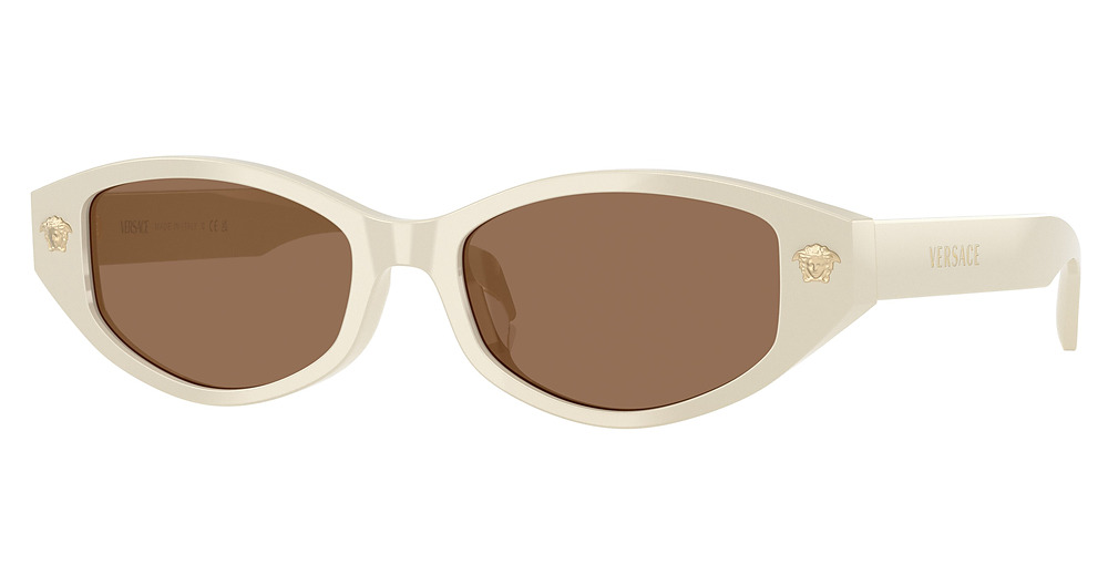 WHITE TALC / DARK BROWN