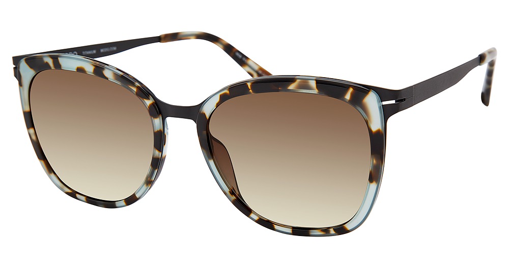 Modo 455 round sunglasses in Light Brown Tortoise
