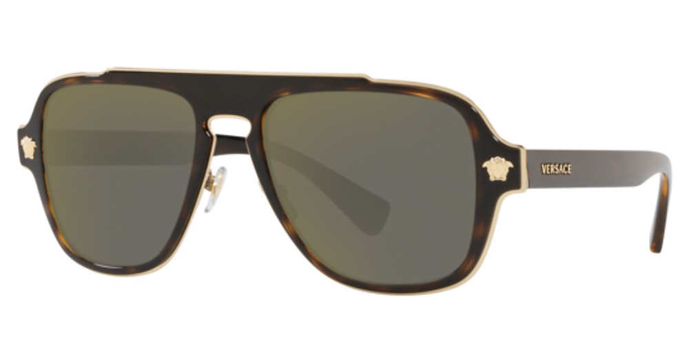 HAVANA / DARK GREY MIRROR GOLD