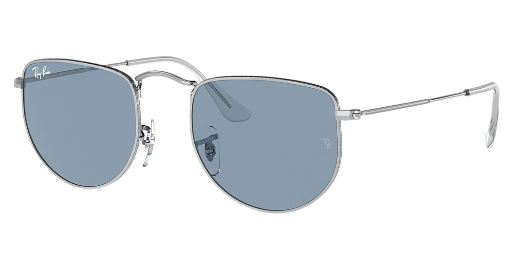 Ray-Ban RB3958 ELON square sunglasses in Silver/Blue