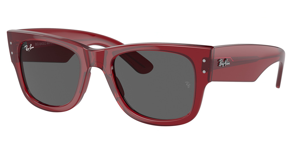 TRANSPARENT RED / DARK GREY