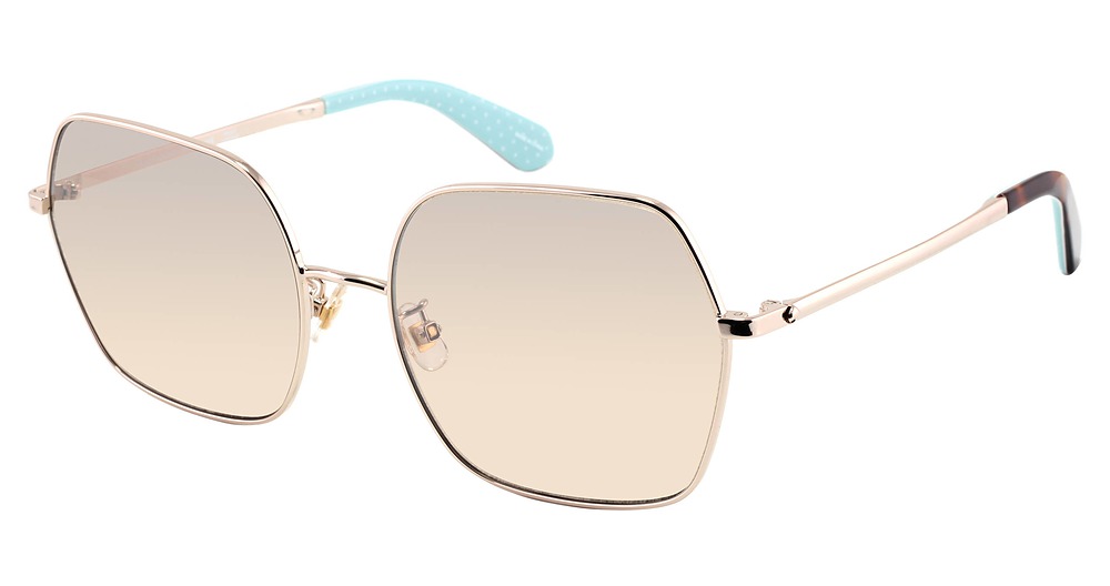 Kate Spade Eloy/F/S square sunglasses in Dkhavana/Slvr Mr Sh Brwn