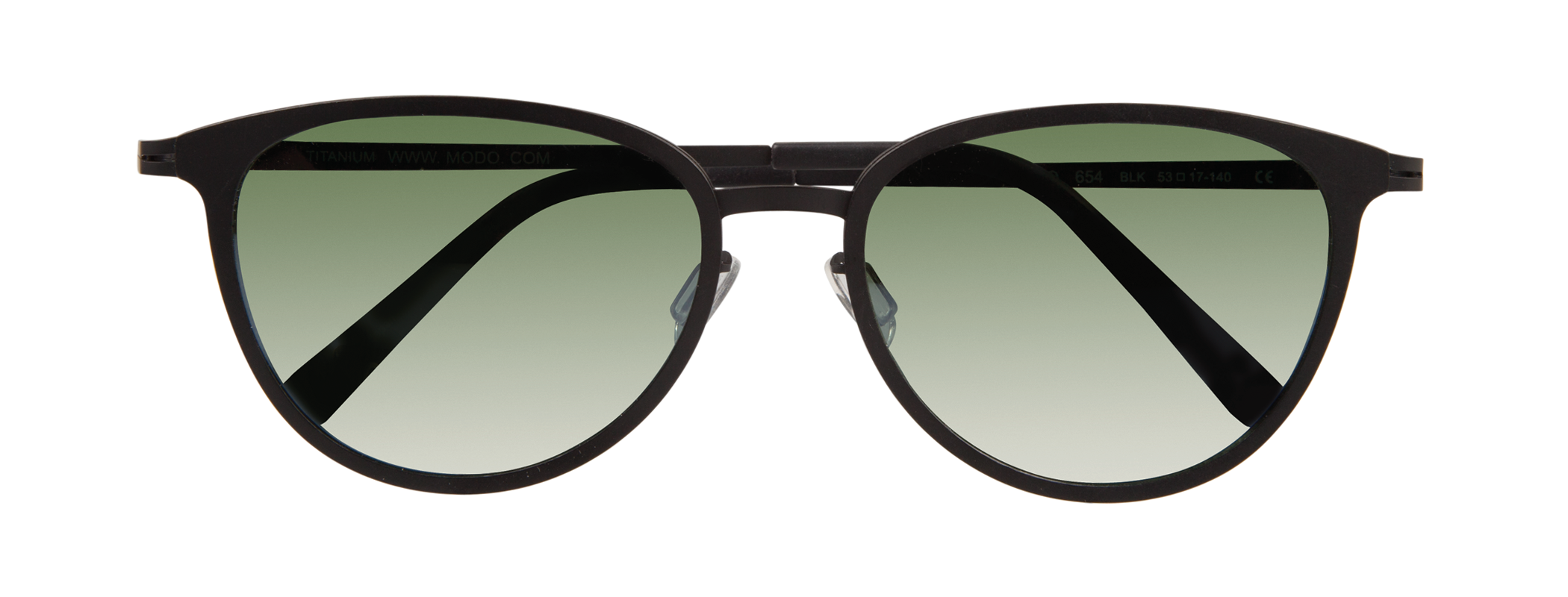 Modo 654 irregular sunglasses in Black