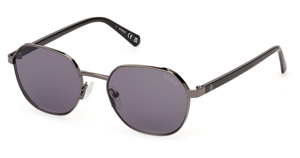 shiny gunmetal / smoke