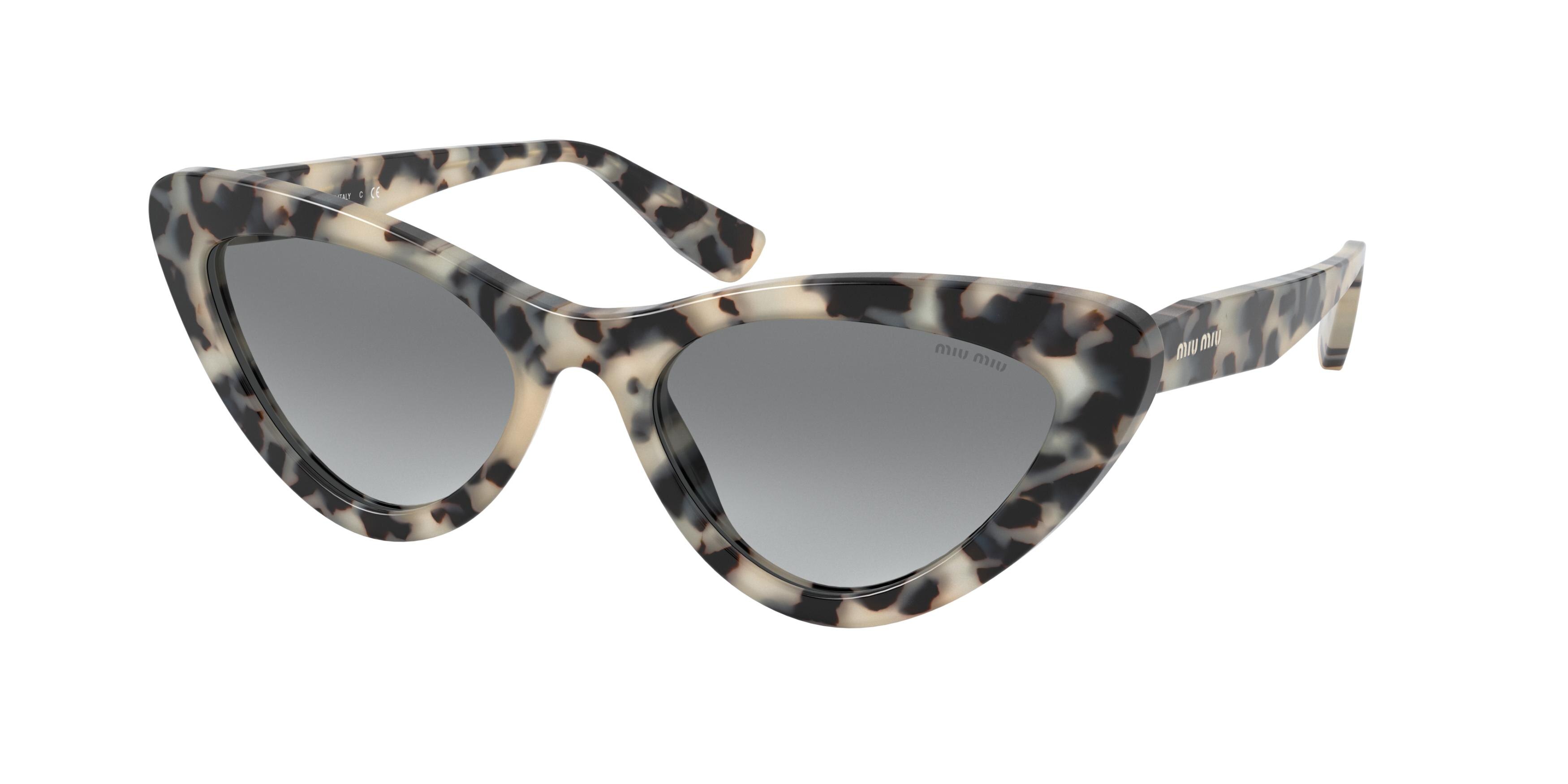 Miu Miu MU 01VS cateye sunglasses in Sand Havana Brown