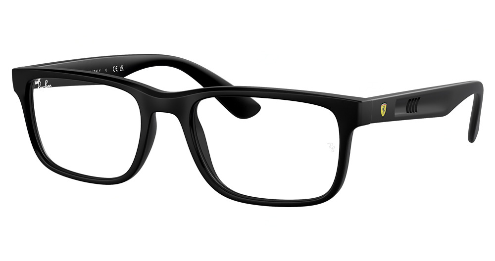 Ray-Ban RX7232M square eyeglasses in Matte Black
