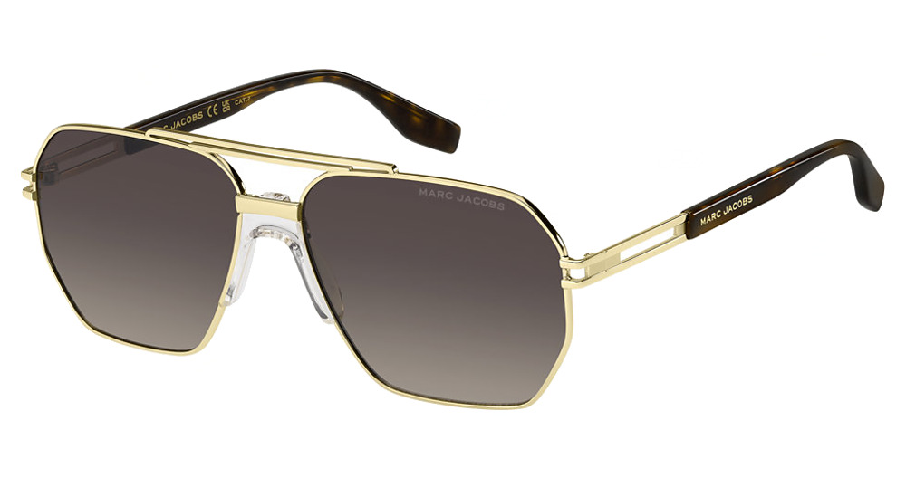 Marc Jacobs MARC 748/S aviator sunglasses in Gold Havn/Brown Shaded