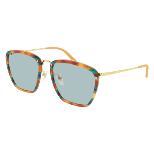 Gucci GG0673S square sunglasses in Havana
