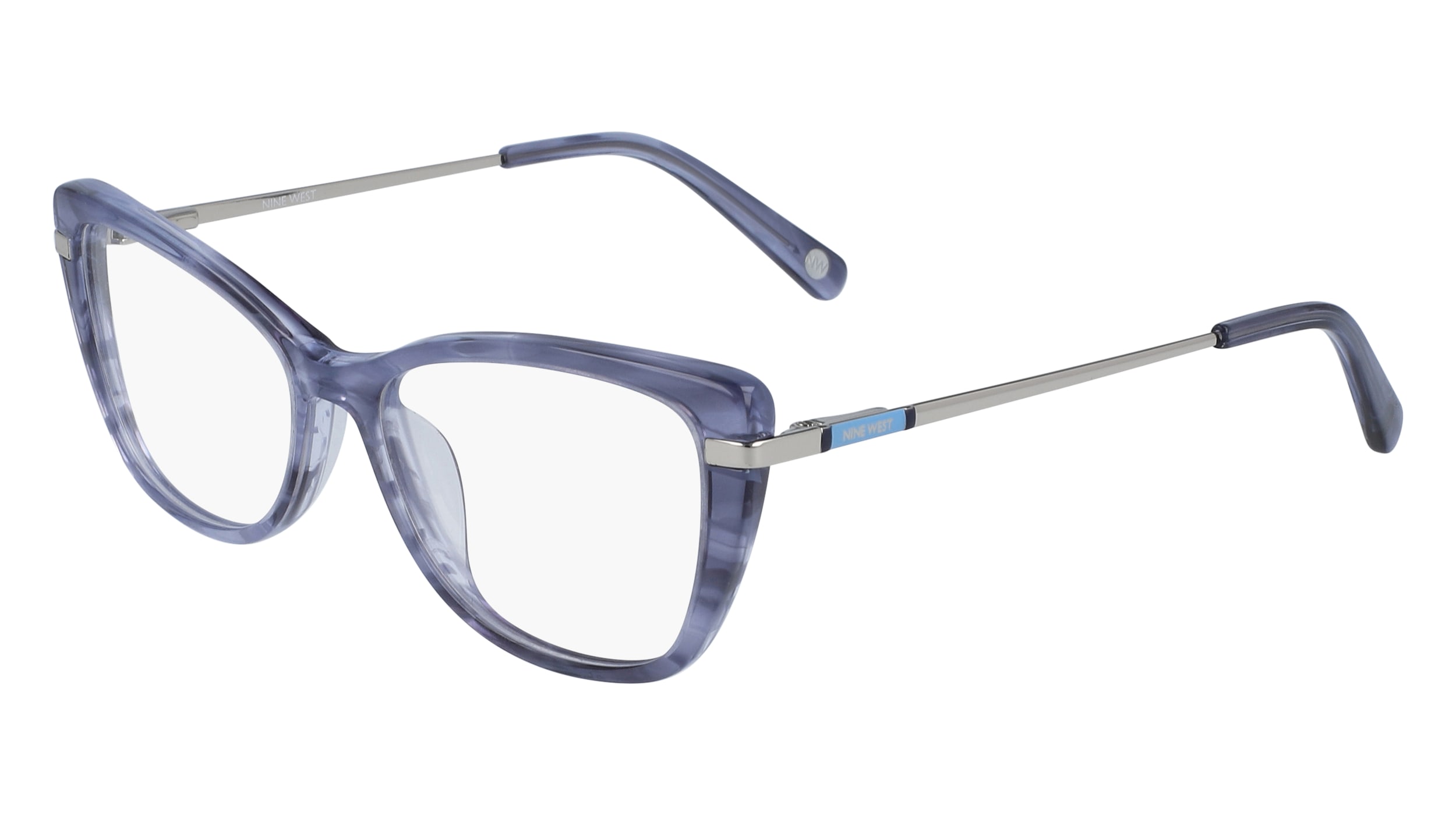 BLUE PEARLIZED HORN