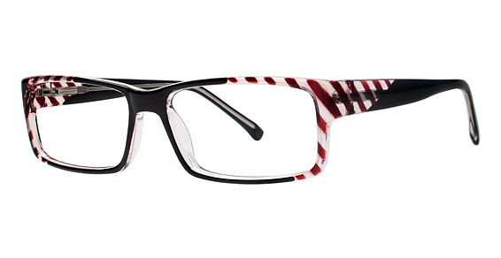 BLACK/BURGUNDY