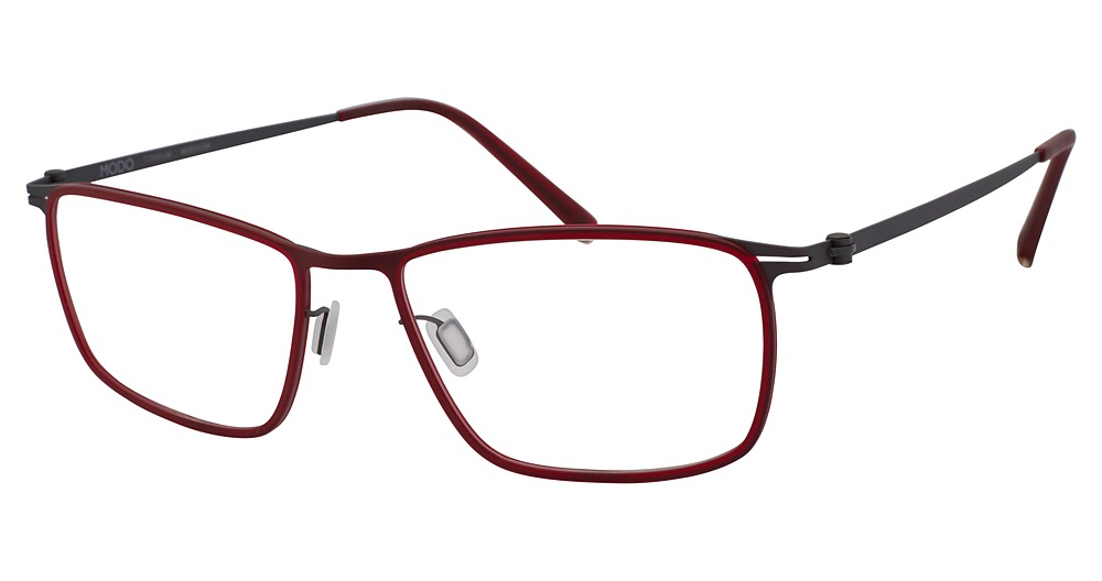 Modo 4414 rectangle eyeglasses in Burgundy