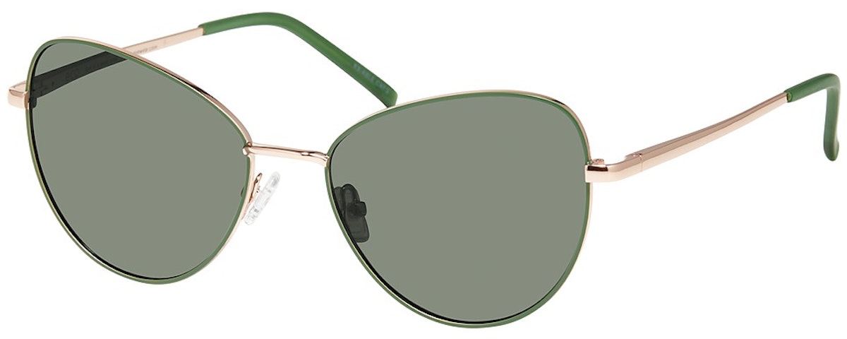 Green / Rose gold