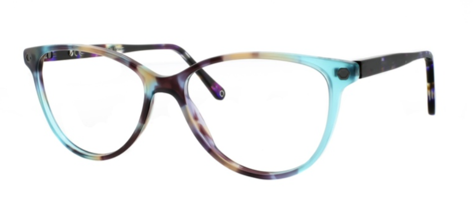 O-SIX OV-302 round eyeglasses in Blue