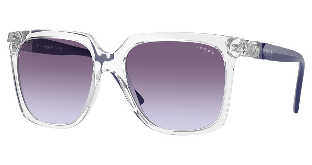 TRANSPARENT / VIOLET GRADIENT GREY