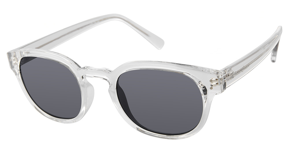 Clear / Grey Polarized with Silver Flash