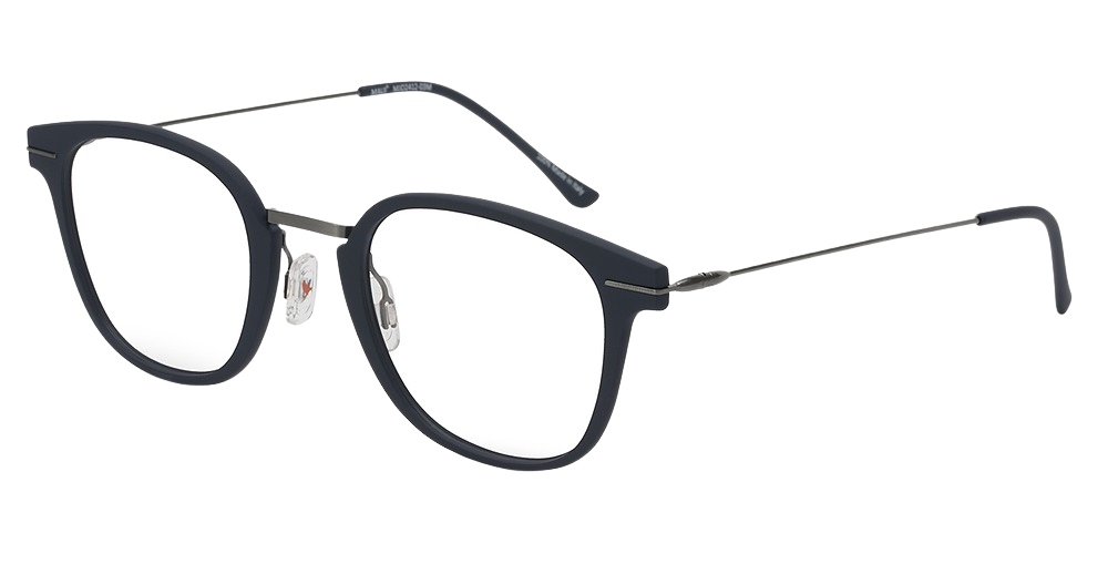 Matte Blue with Dark Gunmetal Temples