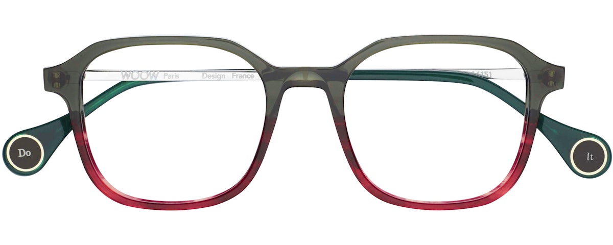 Two-tones grey - red horn
