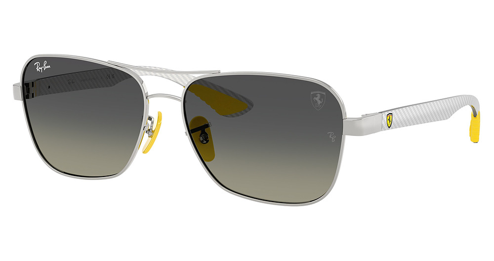 Ray-Ban RB8336M sunglasses in Silver/Grey Gradient