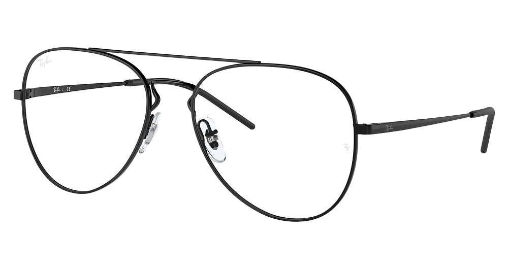Ray-Ban RX6413 aviator eyeglasses in Black