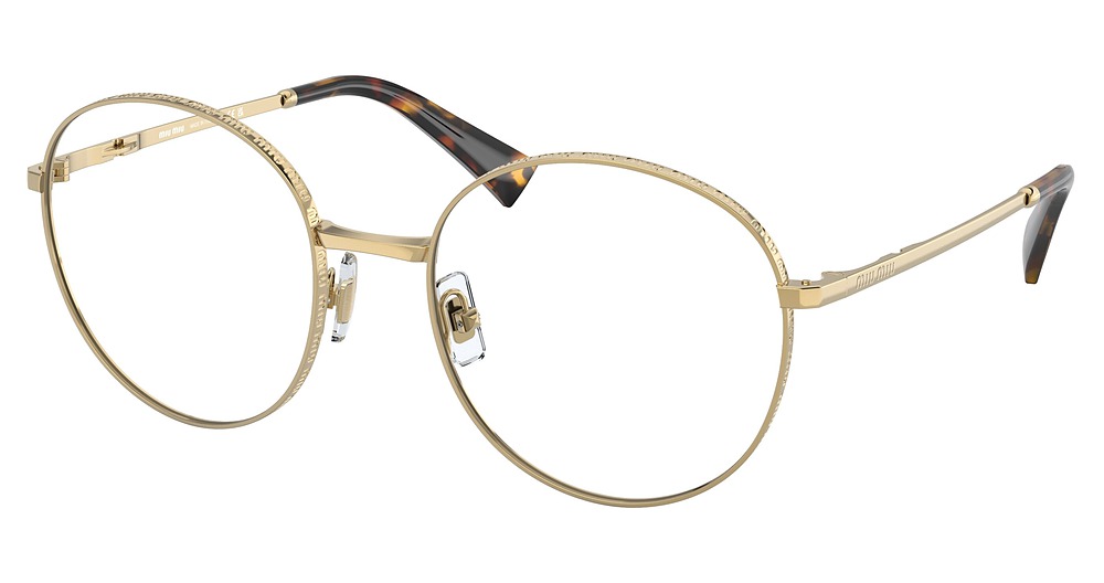 Miu Miu MU 51VV round eyeglasses in Gold