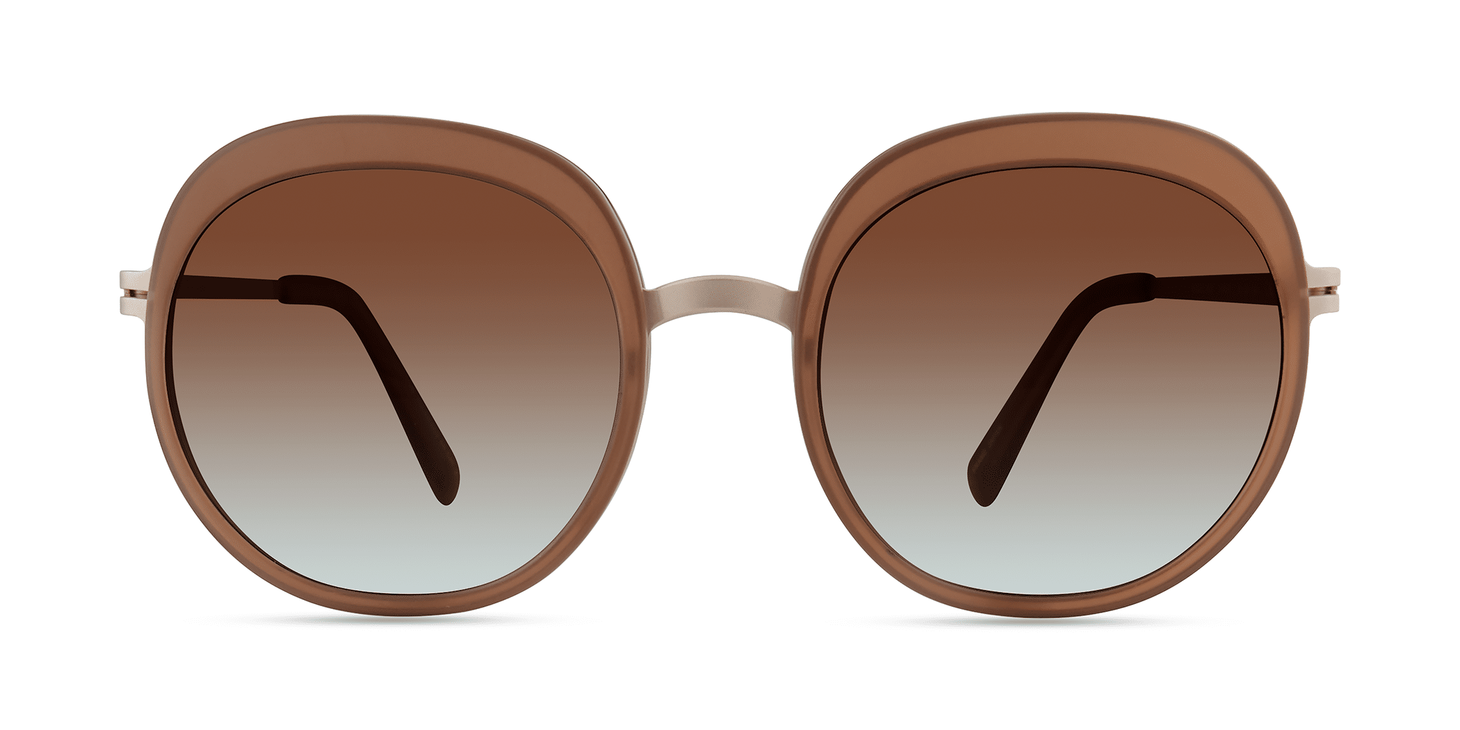 Modo 458 round sunglasses in Amber