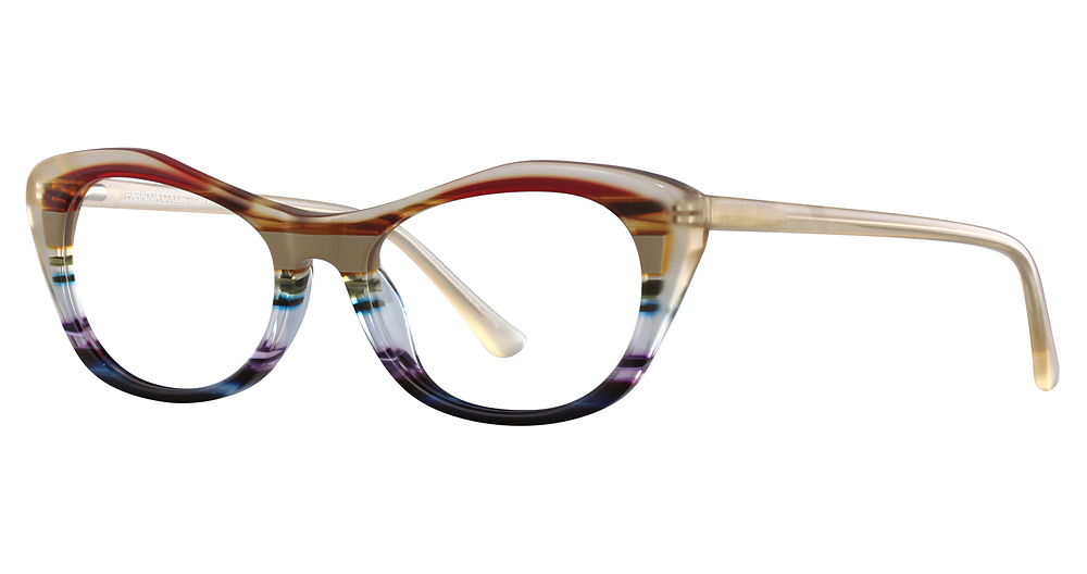 Crystal Beige & Red & Blue & Purple