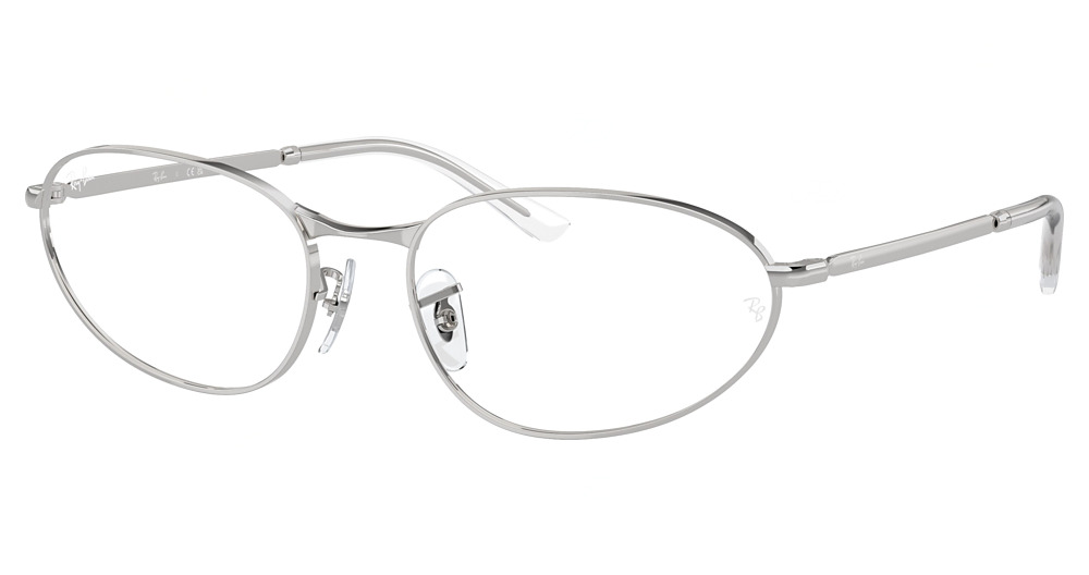 Ray-Ban RX3734V round eyeglasses in Silver